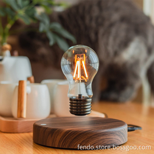 Magnetic Rotating Levitating Light Bulb for Desk Lamp